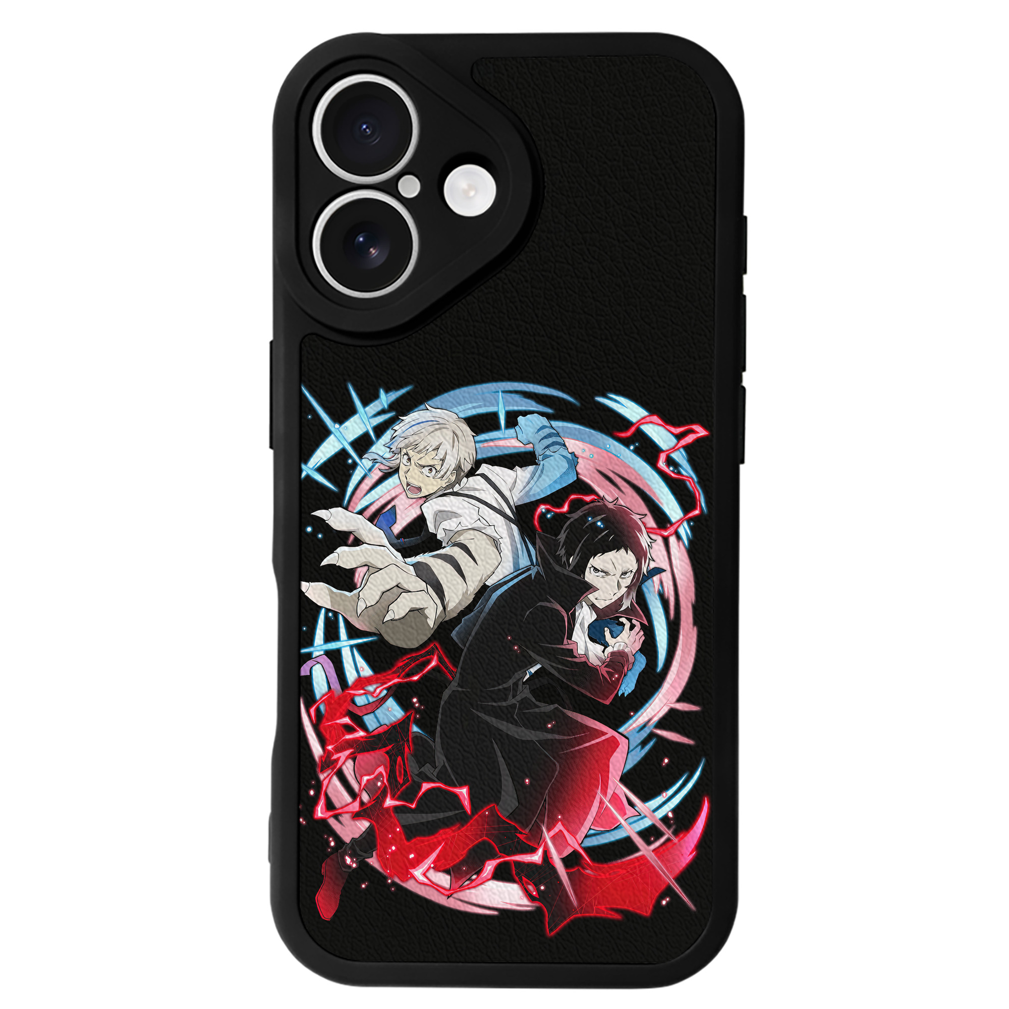 （画像用） 文豪ストレイドッグス Bungo Stray Dogs 【iPhone 16シリーズ対応】シリコンスマホケース（レザー調） 材質：シリコン